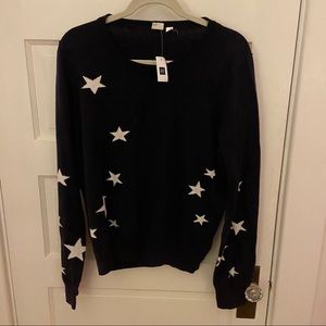 Gap Navy Star Sweater - Size XL